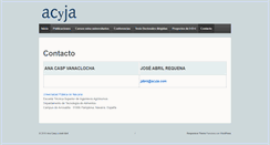 Desktop Screenshot of acyja.com